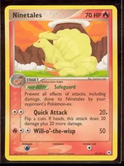 Pokemon NINETALES 22/101 Hidden Legends - RARE - NEAR MINT/MINT - Image 1
