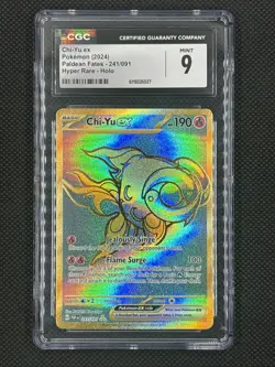 Pokemon TCG Chi-Yu ex Scarlet & Violet: Paldean Fates 241/091 Holo Hyper Rare - Image 1