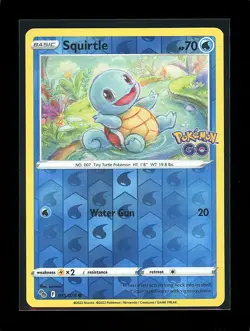 Squirtle Common Pokemon GO 015/078 NM - Image 1
