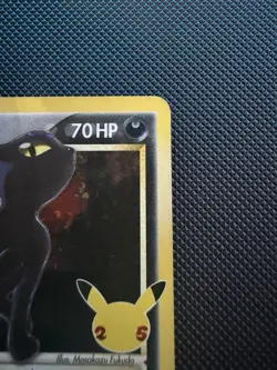 Pokemon - Umbreon #17/17 Gold Star Holofoil Celebrations Collection NM - Image 5