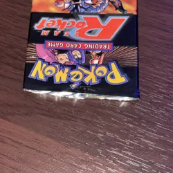 Pokemon TCG Team Rocket Booster Pack GYARADOS Art W/ 2 Mystery Halos Added - Image 3