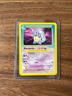 Vintage Pokemon Wartortle Funskool TCG India 2004 C03 HC 6.5 EX-MT - Image 1
