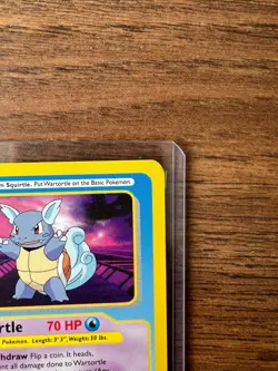 Vintage Pokemon Wartortle Funskool TCG India 2004 C03 HC 6.5 EX-MT - Image 3