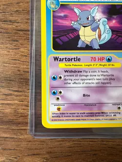 Vintage Pokemon Wartortle Funskool TCG India 2004 C03 HC 6.5 EX-MT - Image 4