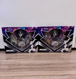 Pokemon Arceus V Figure Collection Box 2X Lot New Sealed Cosmic Eclipse - Image 1
