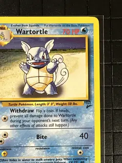 Wartortle 63/130 Base Set 2 Vintage RARE Pokemon TCG - Image 4