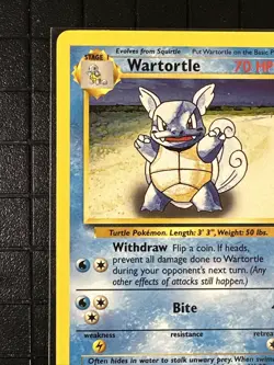 Wartortle 63/130 Base Set 2 Vintage RARE Pokemon TCG - Image 5