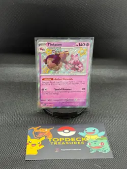 Tinkaton 167/091 Shiny Rare Paldean Fates Pokemon NM/M - Image 1