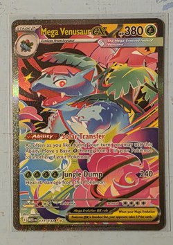Pokemon TCG Mega Venusaur ex 177/132 Mega Evolutions Hyper Rare NM/M - Image 1