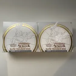 SEALED Pokemon TCG Brilliant Stars Elite Trainer Box ETB x 2 - Image 1