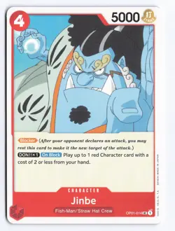 One Piece TCG - Jinbe - Romance Dawn (OP01-014) - English X4 - Image 1