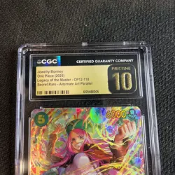 One Piece OP12-118 Jewelry Bonney. SR. Legacy of the Master. CGC Pristine. - Image 5