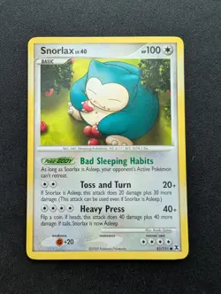M/NM Pokemon Snorlax Regular Card 81/111 Rising Rivals - Image 1