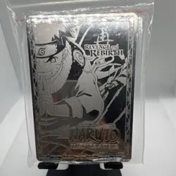 Naruto Revenge and Rebirth Steel Plate Collectible Trading Card Game Set CCG - Image 1