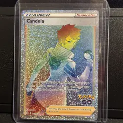 Candela (Secret) 083/078 Pokemon GO Rainbow Holo Trainer Card - Mint - Image 1