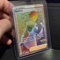 Candela (Secret) 083/078 Pokemon GO Rainbow Holo Trainer Card - Mint - Image 3