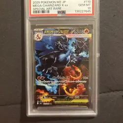 Pokemon Charizard X ex SR PSA 10 GEM MINT Holo Rare Card M2 #110 - Image 4