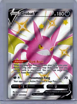 Crobat V SWSH098 - Pokemon Sword & Shield Promo Ultra Rare Card NM - Image 1
