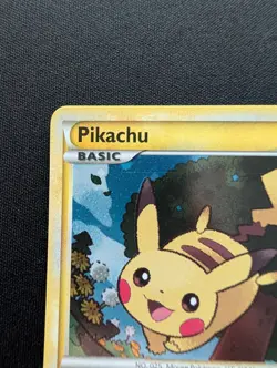 M/NM Pokemon Pikachu Holo Card HGSS03 Black Star Promo - Image 4