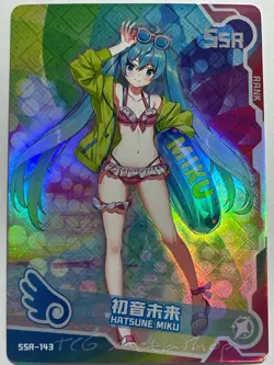 Goddess Story Maiden Party Waifu Foil Holo SSR Card - Hatsune Miku 143 - Image 1