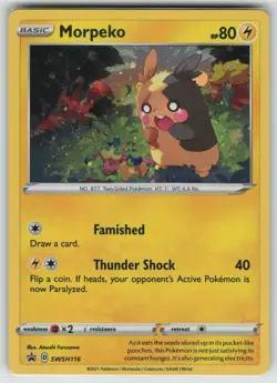 Morpeko Promo SWSH: Sword & Shield Promo Cards SWSH116 NM - Image 1