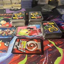 Vintage Dragon Ball Z Trading Card Lot! Over 200 Cards! - Image 2