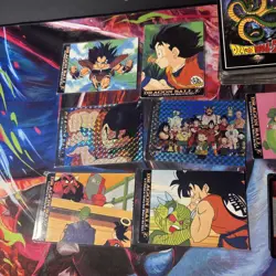 Vintage Dragon Ball Z Trading Card Lot! Over 200 Cards! - Image 3