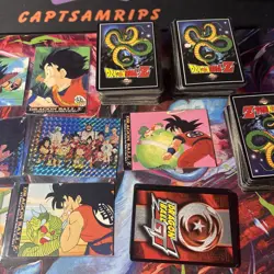 Vintage Dragon Ball Z Trading Card Lot! Over 200 Cards! - Image 4