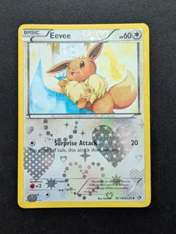M/NM Pokemon Eevee Reverse Holo Card RC14/RC25 Legendary Treasures - Image 1