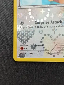 M/NM Pokemon Eevee Reverse Holo Card RC14/RC25 Legendary Treasures - Image 4