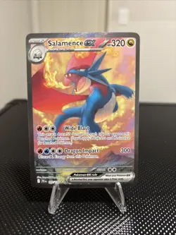 Pokemon TCG Salamence EX Journey Together Special Illustration Rare Card 187/159 - Image 1