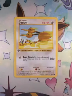 8 1st Edition Base Set Pokemon Cards - Image 3