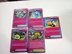 ACE SPEC 5 card lot Rare Cards NM/M - Image 1