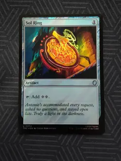 mtg sol ring surge foil 0059 commander: teenage mutant ninja turtles - Image 1