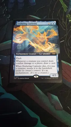 Enduring Curiosity (Extended Art) Duskmourn: House of Horror Regular - Image 1