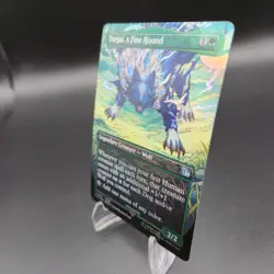 Torgal, A Fine Hound Borderless #0345 (Foil) - MTG Final Fantasy - NM - Image 2