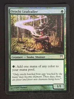 1x MTG Orochi Leafcaller (Foil) - Champions of Kamigawa (CHK) #234 - Magic - Image 1