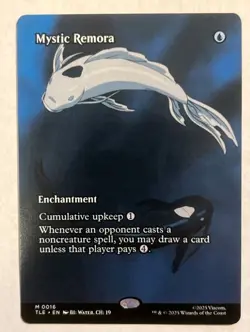 1x MTG Mystic Remora *Borderless* Avatar Mythic! NM Mint! - Image 1