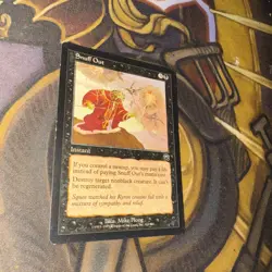 Snuff Out Mercadian Masques MTG Magic the Gathering 1st Edition - Image 1