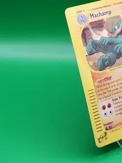 Pokemon Machamp Holo Expedition Base Set E Series Holo LP 16/165 - Image 3