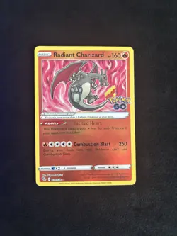 Radiant Charizard 11/78 Holo Rare Pokemon GO NM - Image 1