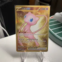 Pokemon Card Mew EX 205/165 Gold Hyper Rare Scarlet & Violet 151 Near Mint - Image 1