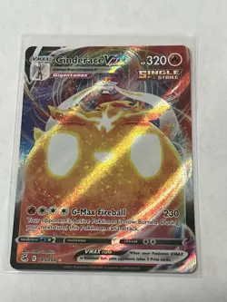 Cinderace VMAX 045/264 Swsh08: Fusion Strike Holo Pokemon - Image 1