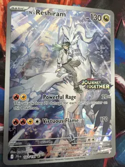 Pokemon N’s Reshiram STAMPED Journey Together Near Mint 167 💎 ⭐ - Image 2