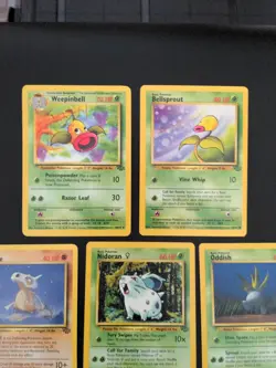 Vintage Pokemon Lot - 8x Jungle Set 1995, 96, 98, 1999 Wizards Cubone Rhyhorn LP - Image 2