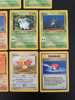 Vintage Pokemon Lot - 8x Jungle Set 1995, 96, 98, 1999 Wizards Cubone Rhyhorn LP - Image 4