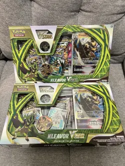 Pokemon TCG SWSH Kleavor VSTAR Premium Collection Box New Sealed - Image 1