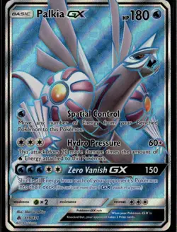 Palkia GX Full Art Ultra Rare SM Forbidden Light 119/131 Water Holofoil Pokemon - Image 1