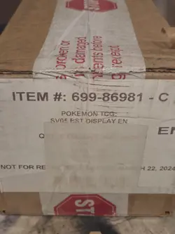 Factory Sealed SV05 Scarlet Violet Pokemon Temporal Forces Booster Box (6) CASE - Image 1