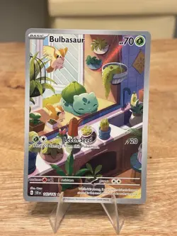 Pokemon TCG: Bulbasaur 143/142 - SV: Stellar Crown - Illustration Rare - Image 1